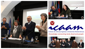 3 de Dezembro de 2018 - Assinatura do memorando de entendimento entre o Instituto de Ciências Agrárias e Ambientais Mediterrânicas (ICAAM), e o Município de Viana do Alentejo.