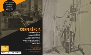 Conferência Laboratório de fonética experimental da Universidade de Coimbra (1936-1972)
